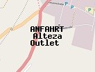 Anfahrt zum Alteza Outlet  in Pforzheim (Baden-Württemberg)