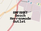 Anfahrt zum Desch Herrenmode Outlet  in Aschaffenburg (Bayern)